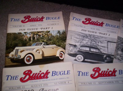 Vintage Buick Magazine The Buick Bugle 1976 Lot of 9 Volume 10 & 11 Nice!