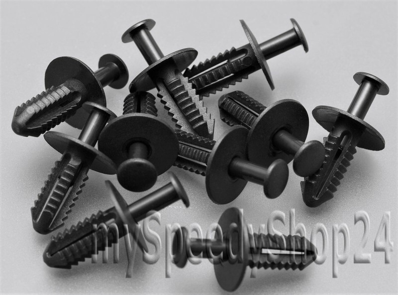 20x Spreiznieten Befestigungsclips FÃ¼R Mercedes E-Klasse, A1249900492, Schwarz