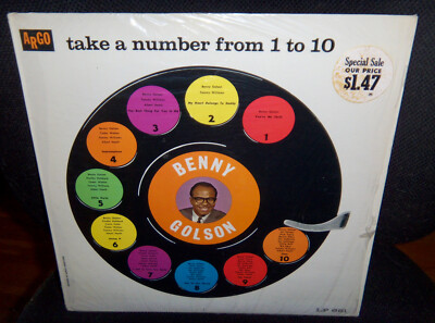 Benny Golson ''Take A Number From 1 To 10'' Orig. Argo 681 Mono DG LP NM