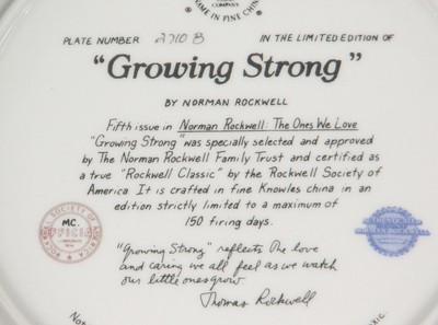 Norman Rockwell Plate 