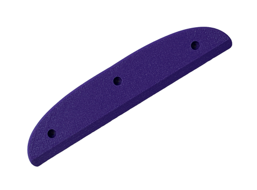 CENTURY Skateboard tail bone style Skid Plate, PURPLE 8 inch