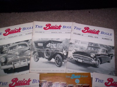 Vintage Buick Magazine The Buick Bugle 1978 Lot of 6 Volume 12 & 13 Nice!
