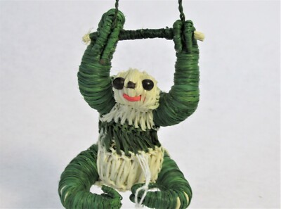 Woven Sloth Decoration By Local Artist In The Amazon Rainforest