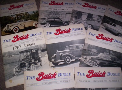 Vintage Buick Magazine The Buick Bugle 1976 Lot of 9 Volume 10 & 11 Nice!