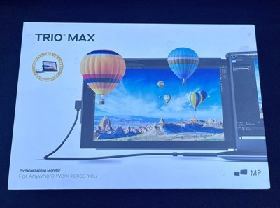 MP - Trio Max Portable LCD Monitor, 14'' Plug & Play BRAND NEW OPEN BOX