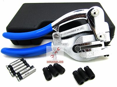 Power Hole Punch Kit - Sheet Metal - Hand Tool Set Punch Kit MADE IN TAIWAN