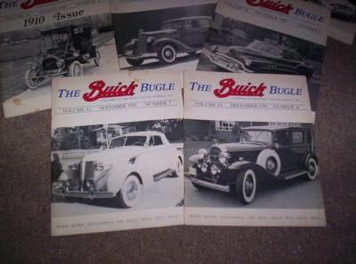 Vintage Buick Magazine The Buick Bugle 1976 Lot of 9 Volume 10 & 11 Nice!
