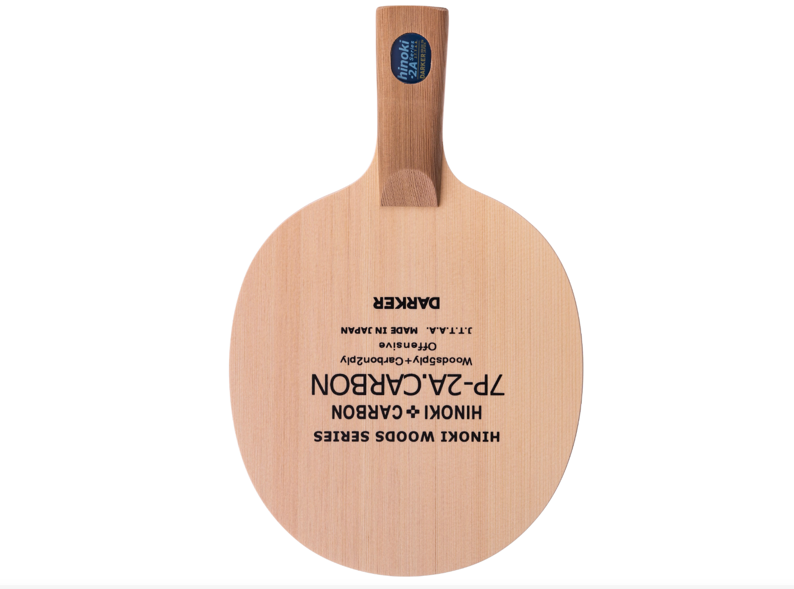 Darker Hinoki 7p-2a Carbon CS Chinese Penhold Table Tennis