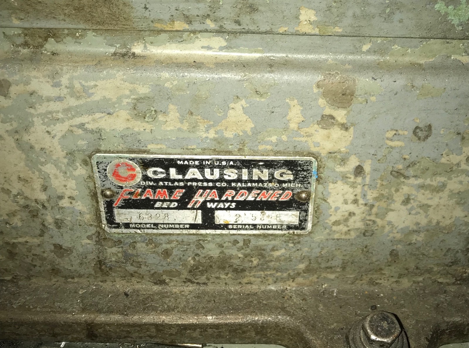 CLAUSING LATHE