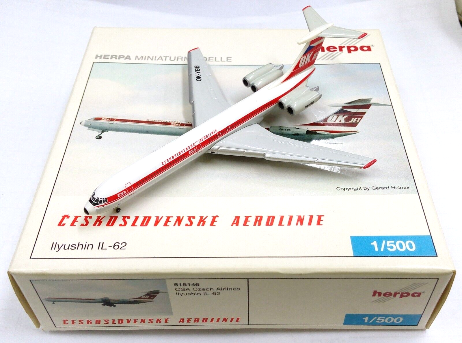 高麗航空3機 IL-62 IL-18 TU-134B-3 herpa 1/500 Cubana de Aviacion Ilyushin IL-62M - T1280 HE573405 Herpa