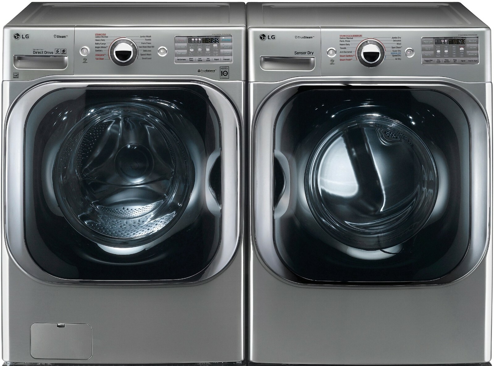 LG WM8100HVA_DLEX8100V ELECTRIC MEGA CAPACITY LAUNDRY PAIR