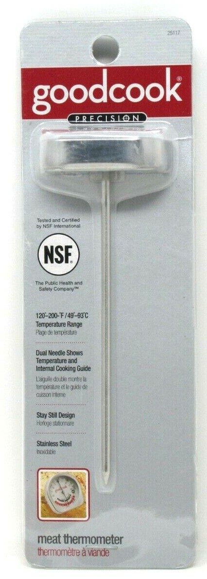 Good Cook Precision Leave-In Meat Thermometer NSF Certified Stainless 25117