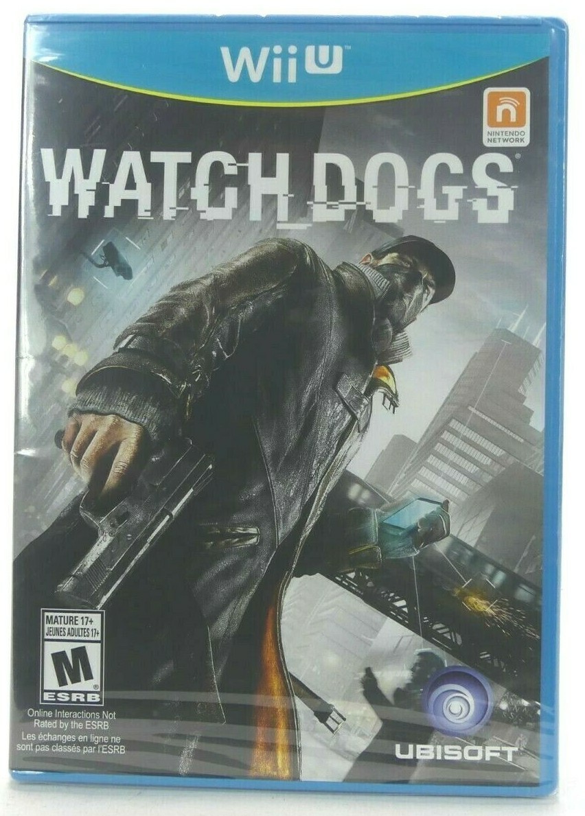 新品未開封 ウォッチドッグスWii U NEW Watch Dogs Nintendo Wii U UBISOFT Factory Sealed Rare