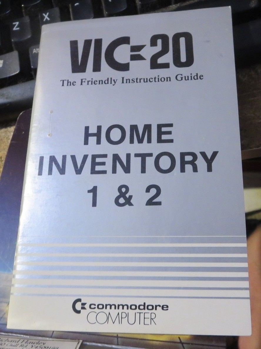 vintage Commodore Vic-20 Tape Cassette Home Inventory