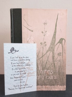 These Things Are Ours Gwen Frostic First 1st Edition Small HB 1960 (A)