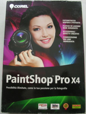 Corel Paint Shop Pro X4 Original Software Advanced Raw Photo Editing Photography