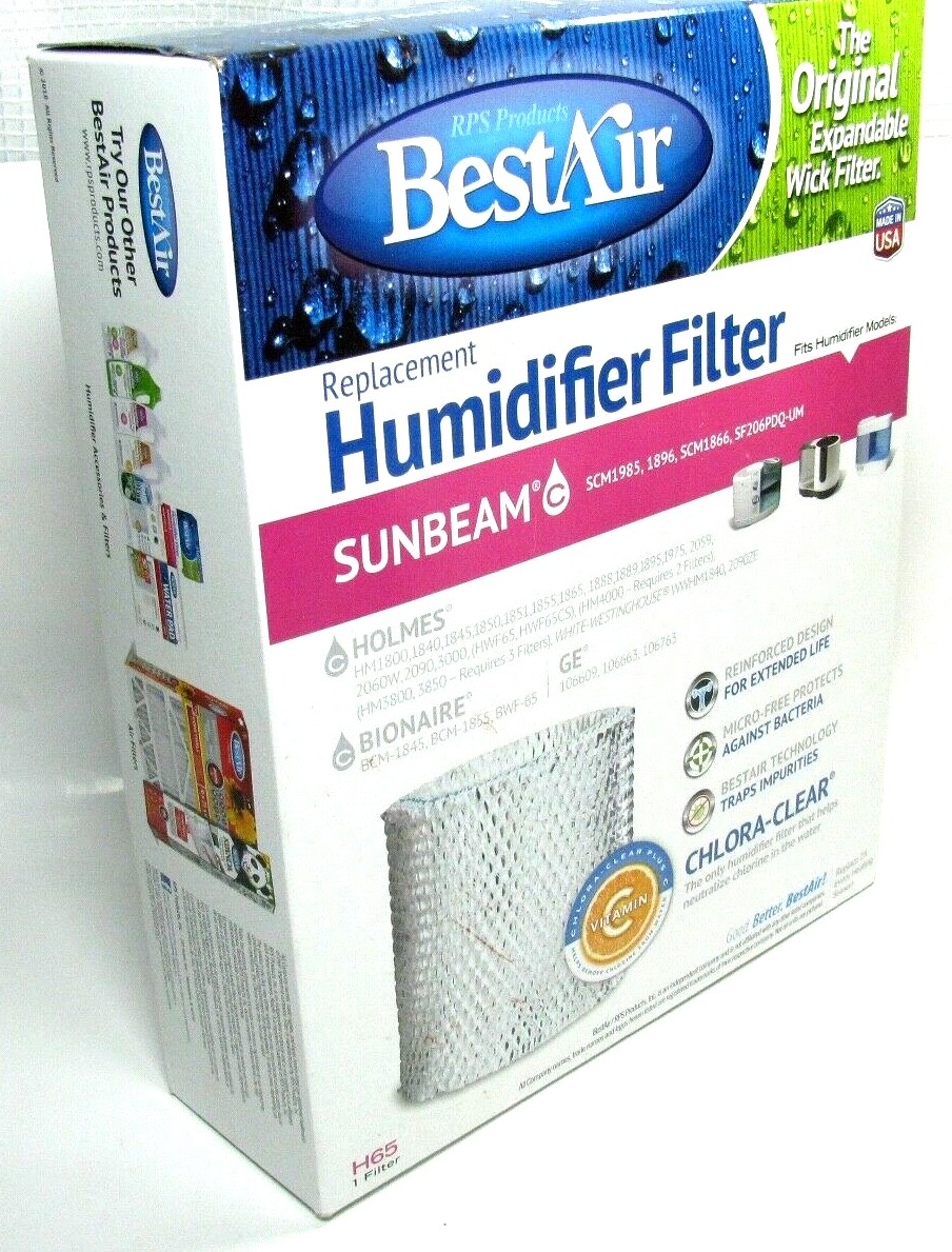 2 Best Air Humidifier Wick Filters H65 fits Sunbeam Holmes GE Bionaire New