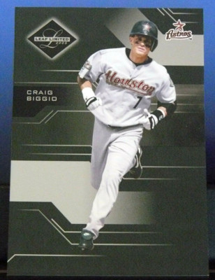 2005 Leaf Limited /699 Craig Biggio Houston Astros #85