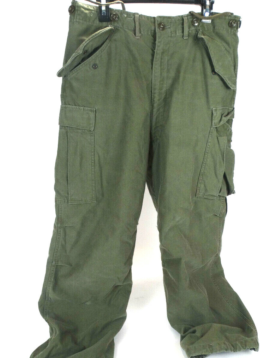 Vintage US Military Vietnam War Era M1951 Field Pants with