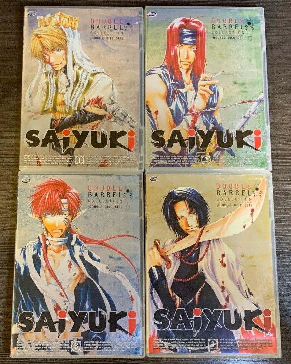 Saiyuki TV Series DVDs Seasons 1 and 2 - Full 50 Episodes Saiyuki TV Series DVDs Seasons 1 and 2 - Full 50 Episodes