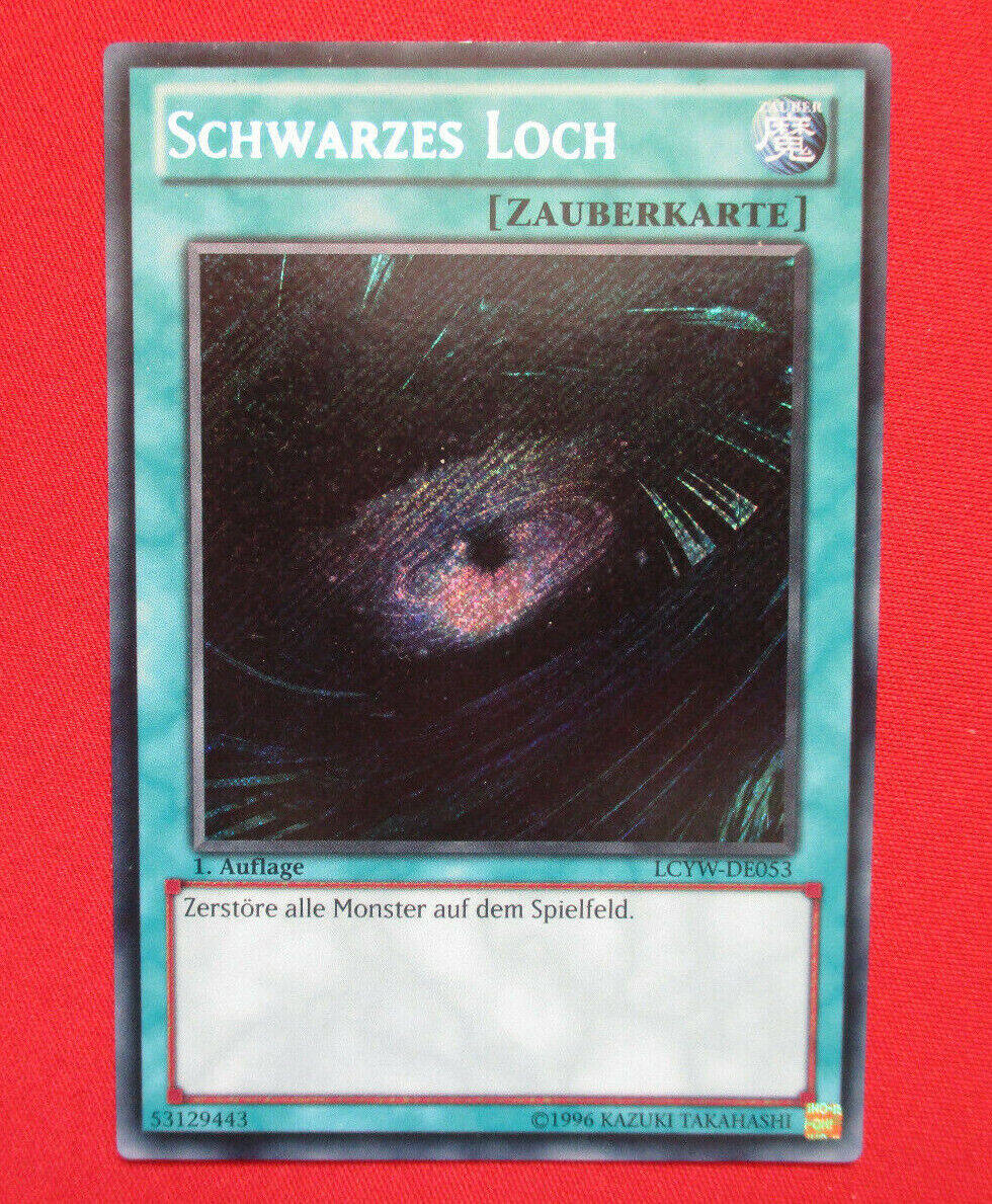 Yugioh Schwarzes Loch LCYW-DE053 Secret Rare 1.Auflage Near Mint