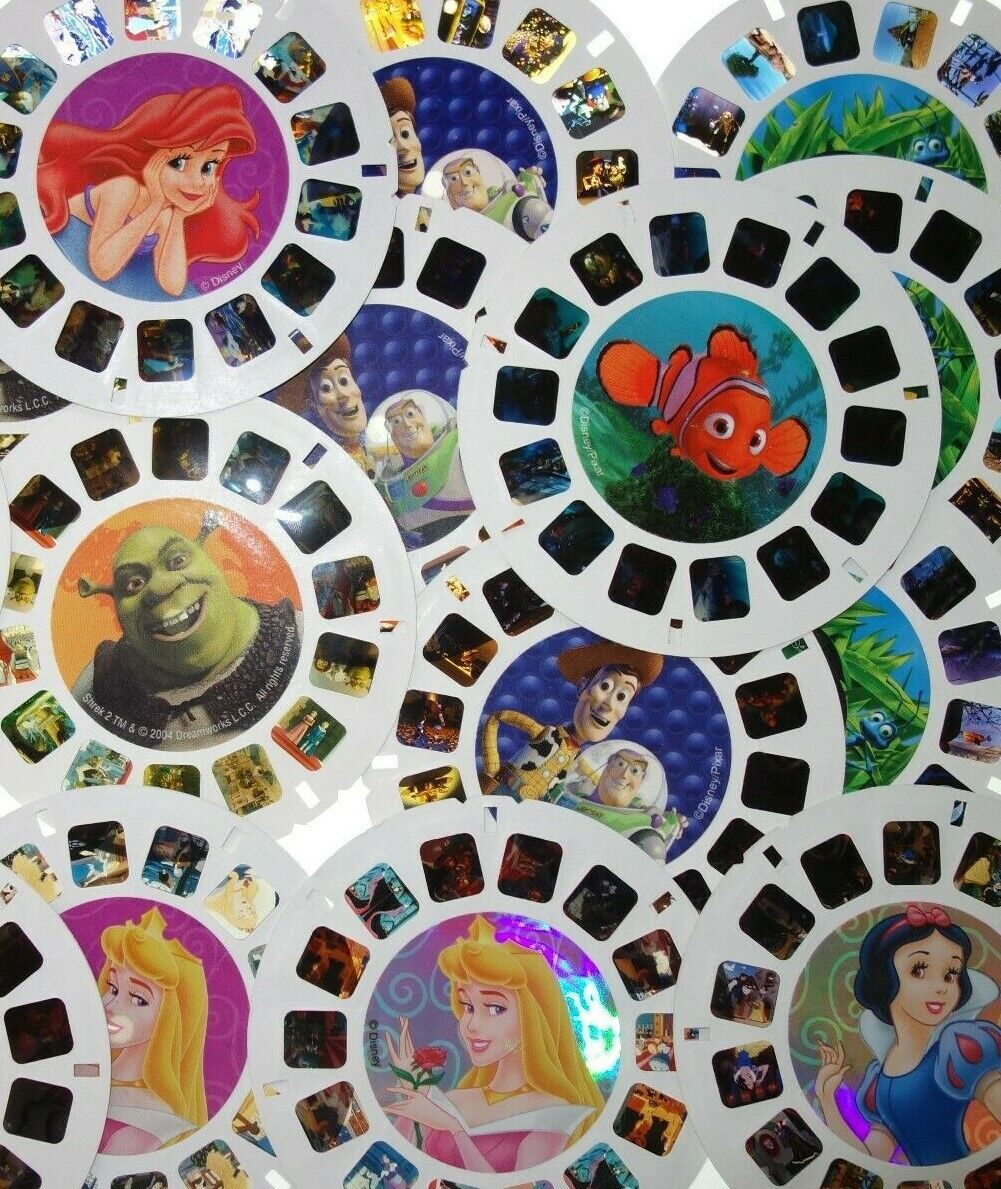 ViewMaster Reels Lot Disney Snow White Curious George 3 pc Set CHOICE