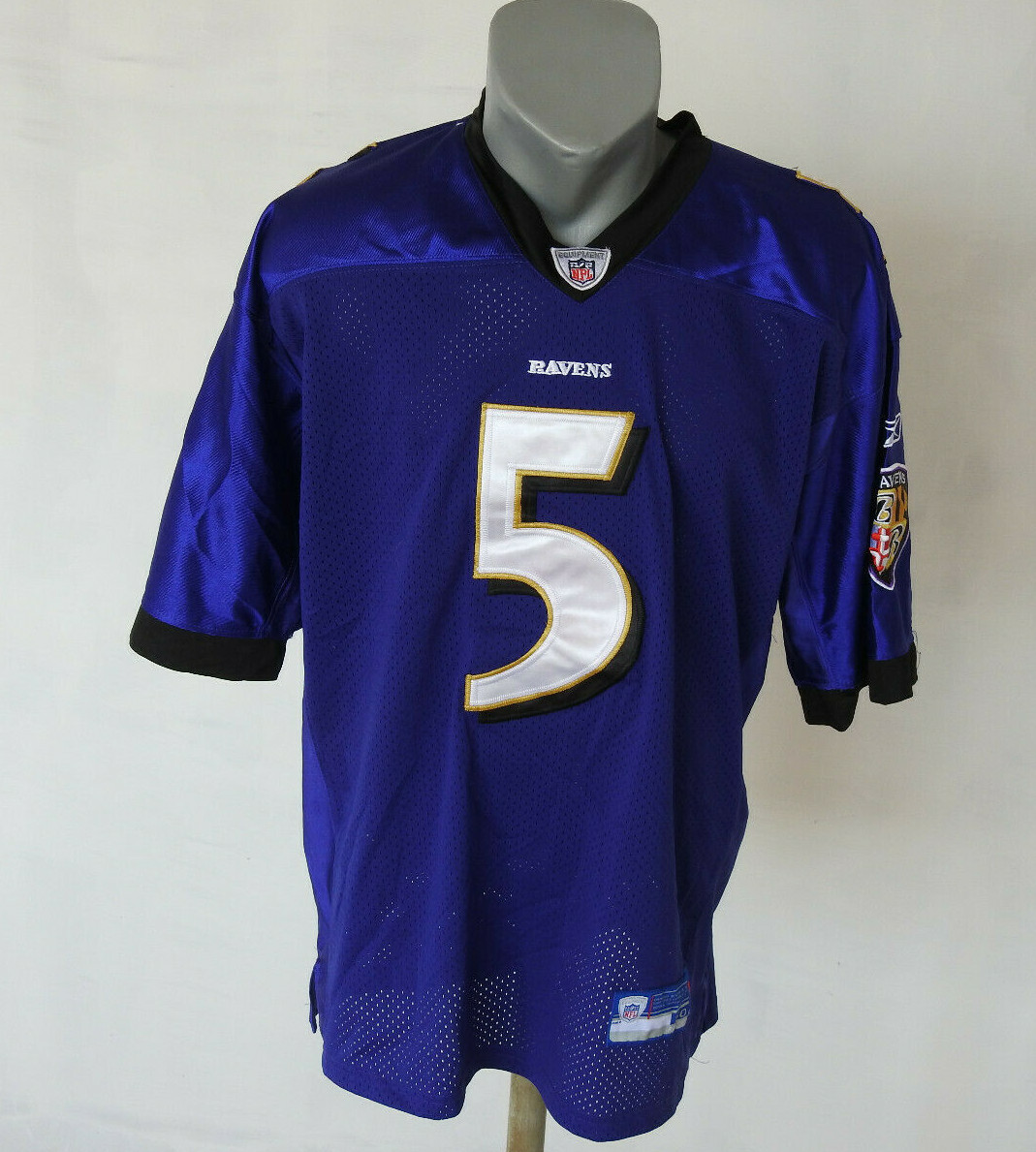 NFL リーボック　ボルチモア・レイブンズ　ゲームシャツ5 FLACCO Baltimore Ravens #5 Joe Flacco Football Jersey Reebok NFL