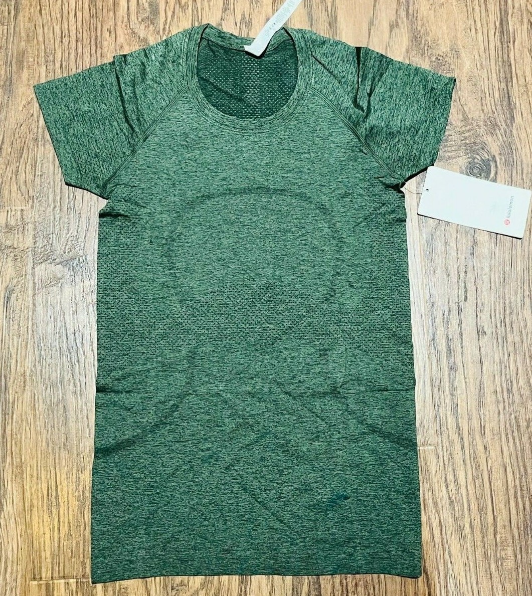 NEW Women Lululemon Swiftly Tech Short Sleeve 2.0 Rainforest