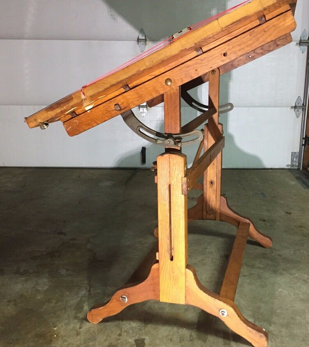Fredric Post, Co. Norwood Drafting Table Model No. 2276. Early 1900's.
