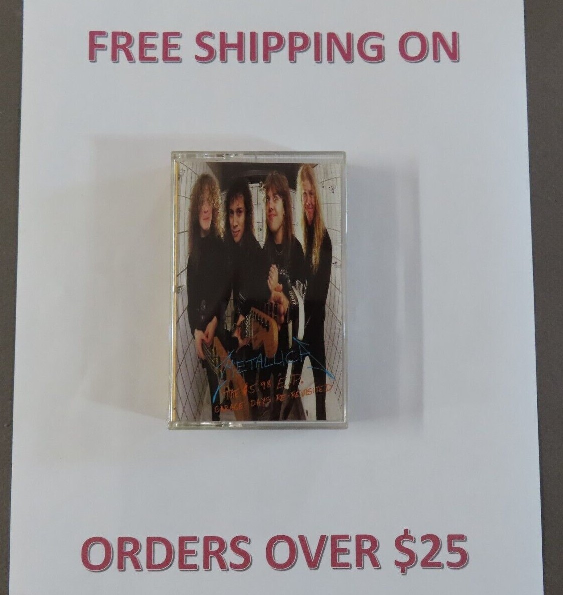 Language:METALLICA $5.98 EP GARAGE DAY RE-VISITED:$1 and UP 80s 90s METAL Buy $25 get free shipping CASSETTE TAPES BUILD YOUR LOT