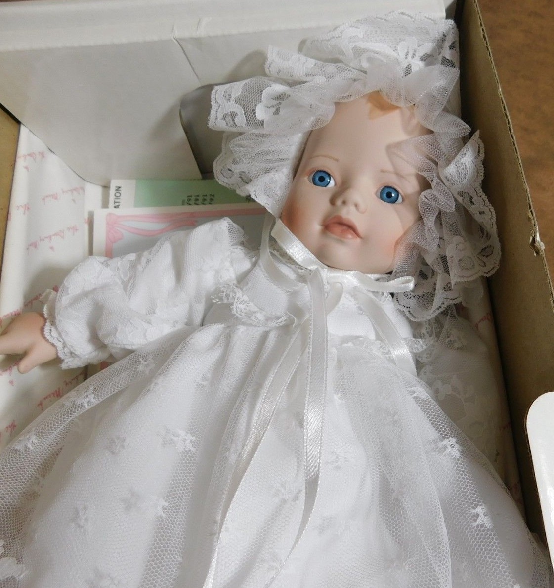 Danbury Mint Fine Bisque Porcelain EMILY by Elke Hutchens Numbered Doll