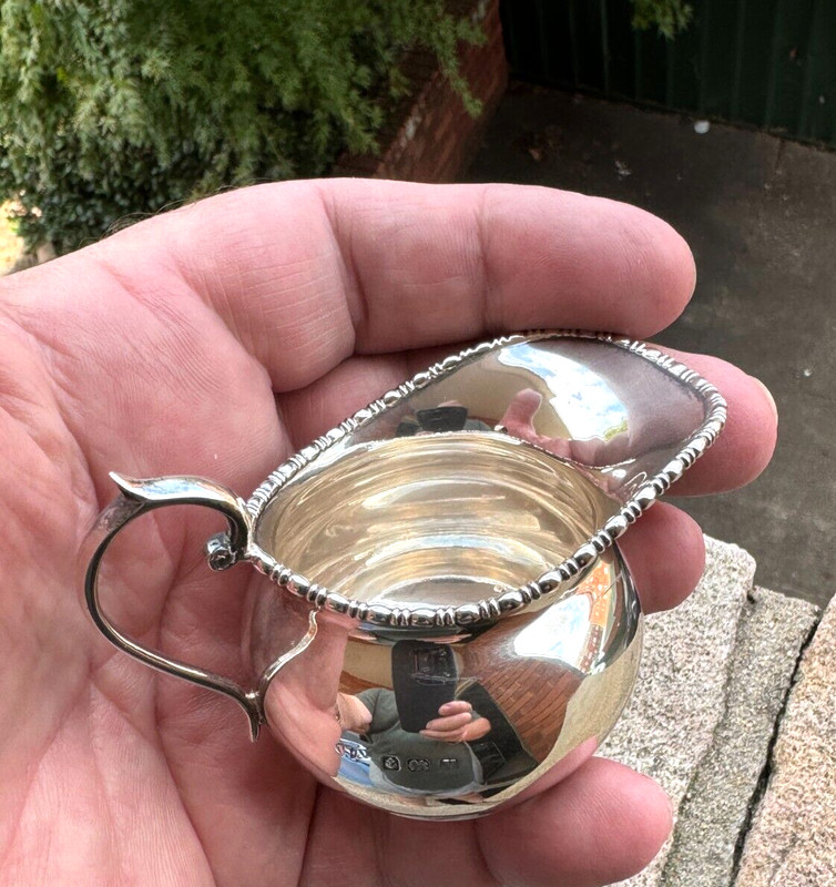 Sterling Silver Cream Jug - William Aitken - Birmingham  - 1920