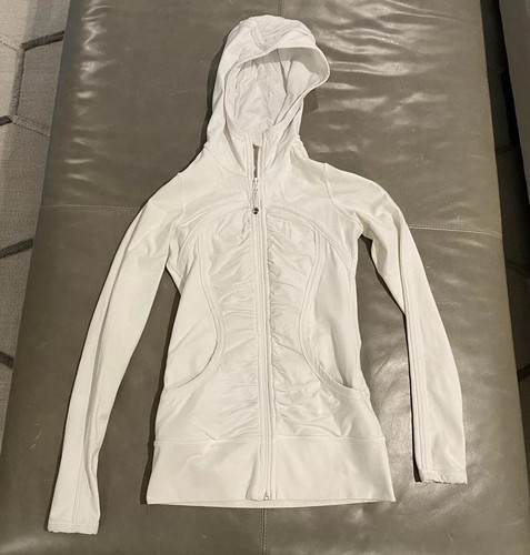 Lululemon Athletica Womens Stride I Hooded Jacket Ruched