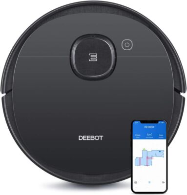 Ecovacs Deebot Ozmo 950 DX9G 2-in-1 Robot Vacuum Cleaner & Mop - Black