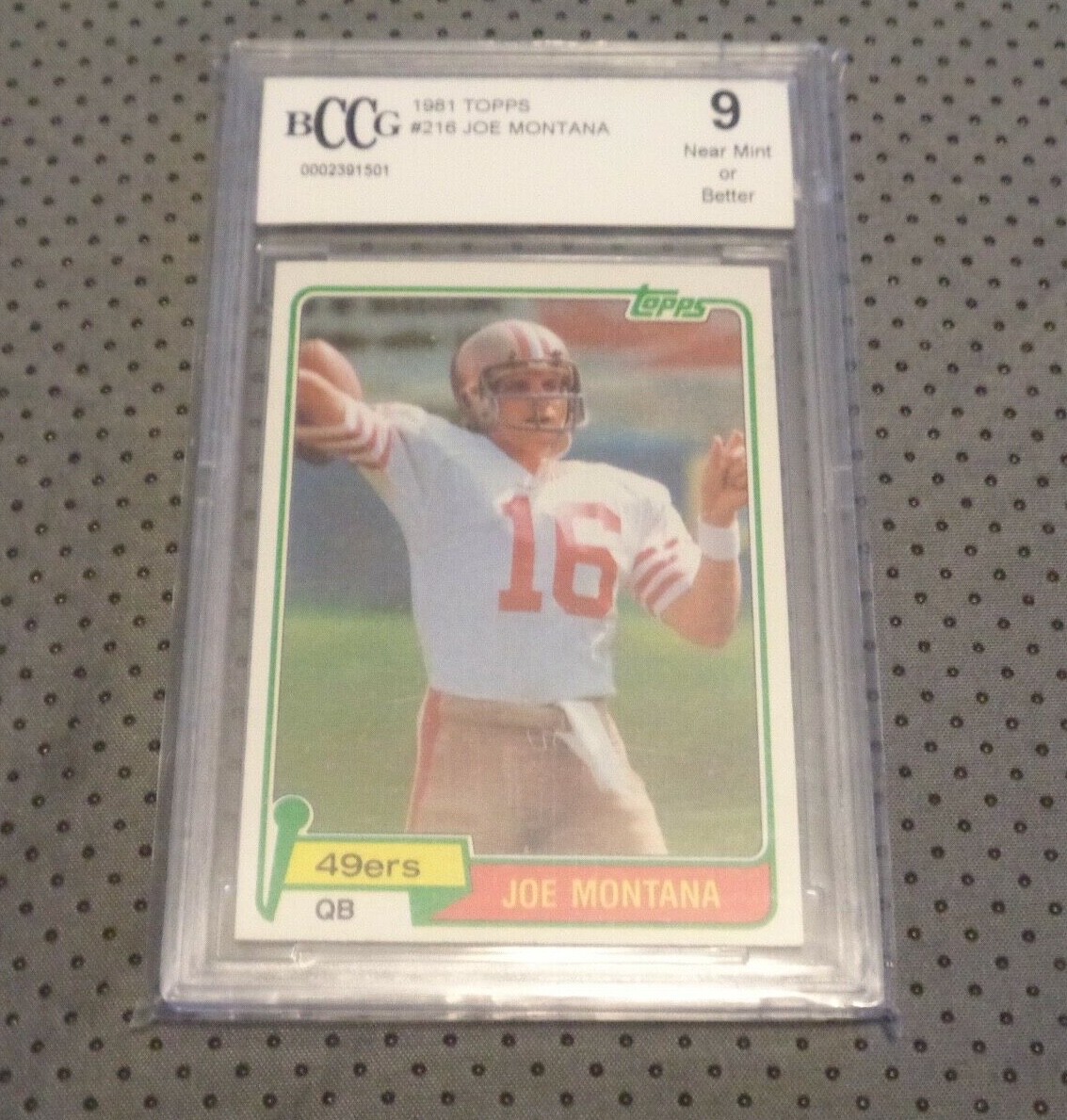 直営店 トレーディングカード 1981 Topps Joe Montana Rookie Football