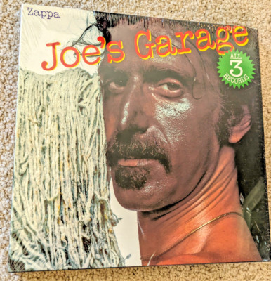 Frank Zappa ''Joe's Garage Acts I, II, III''  12'' Vinyl SEALED Barking Pumpkin Lbl