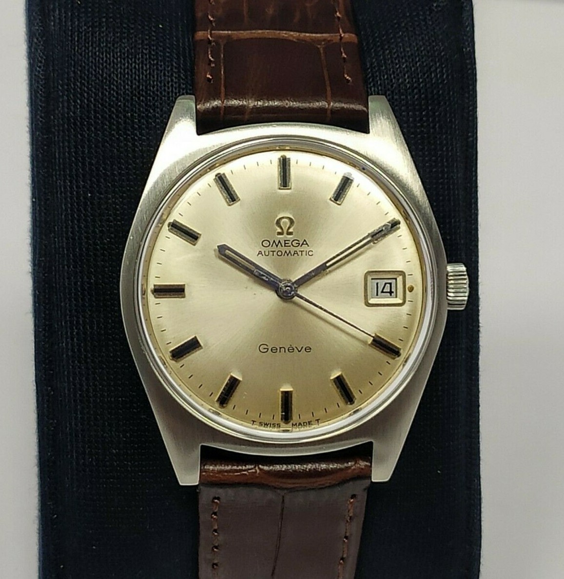 Omega Geneve 自動巻き オメガ　166.041 OMEGA オメガ 166.041 ジュネーブ デイト Cal.565 自動巻き