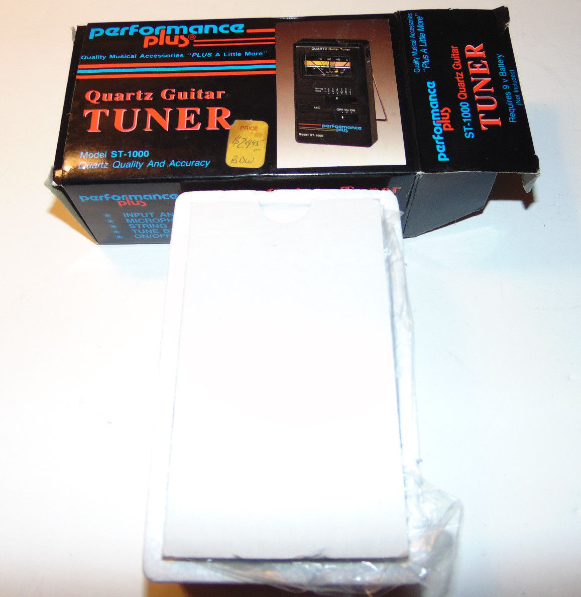 Performance Plus Quartz Guitar TUNER Model ST-1000 w/ original box