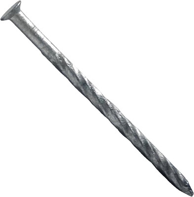 S255S-5 Double Hot Dipped Spiral Shank Small Head Siding Nail, 5-Pound 6D 2-Inch