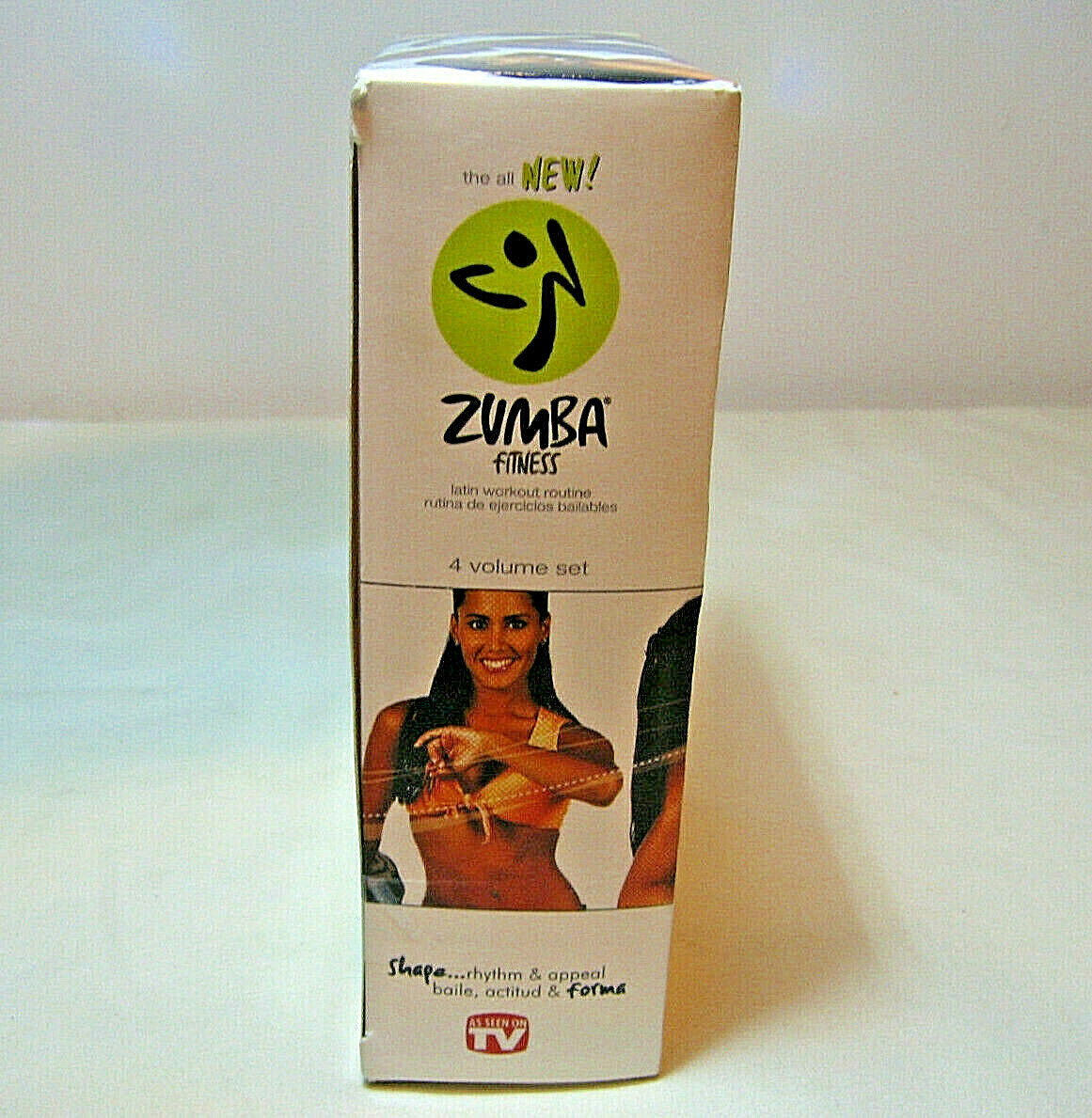 ALL NEW ZUMBA FITNESS-LATIN WORKOUT ROUTINE-4 DVD BOX SET-ENGLISH & SPANISH