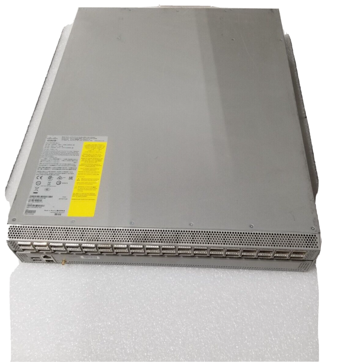 Cisco Nexus N9K-C9336PQ 36 Port ACI Spine Switch Port-side
