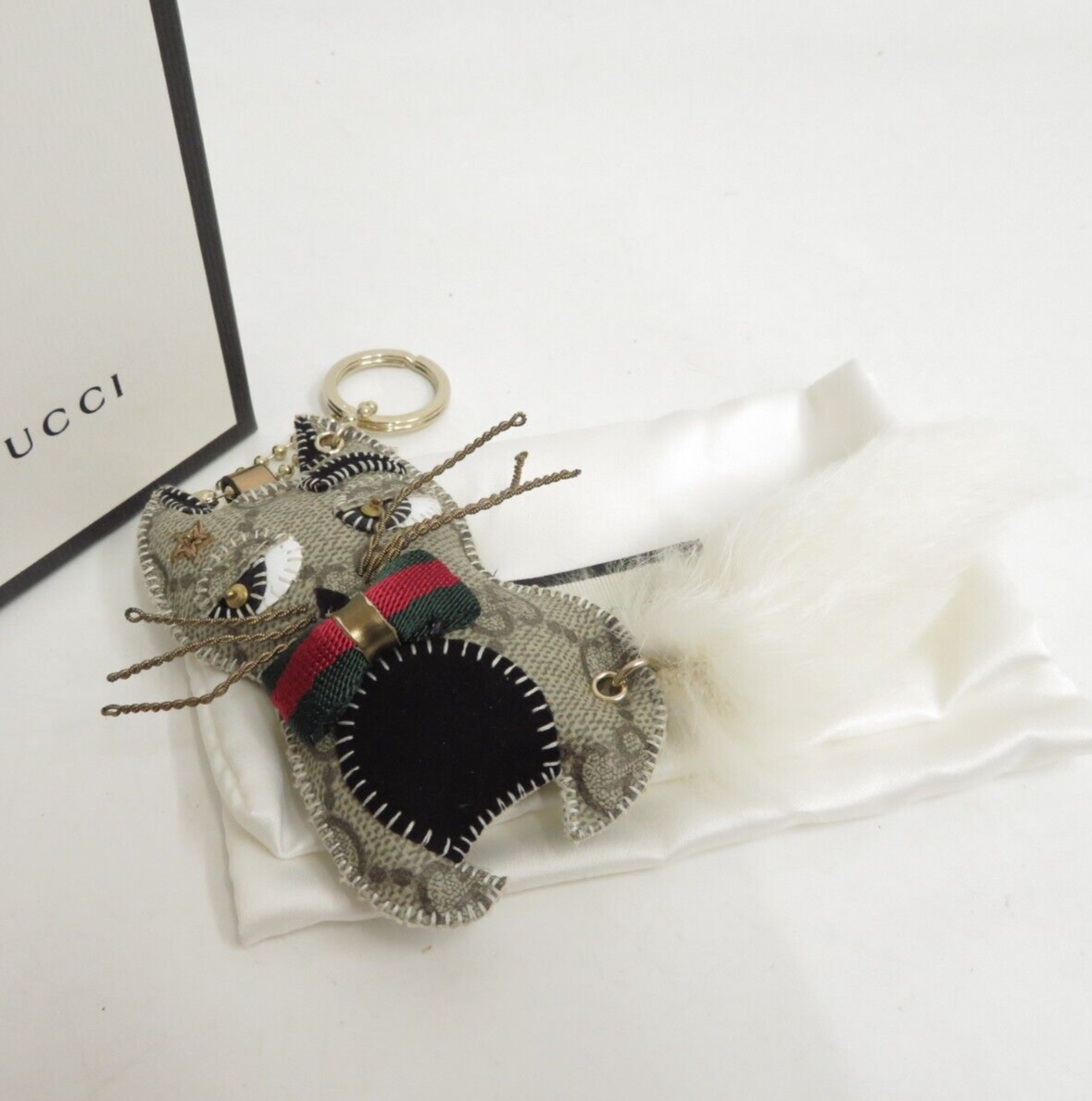 【早い者勝ち】グッチ キーリング キャット 猫 SV925 #B547 GUCCI - 【早い者勝ち】グッチ キーリング キャット 猫 SV925
