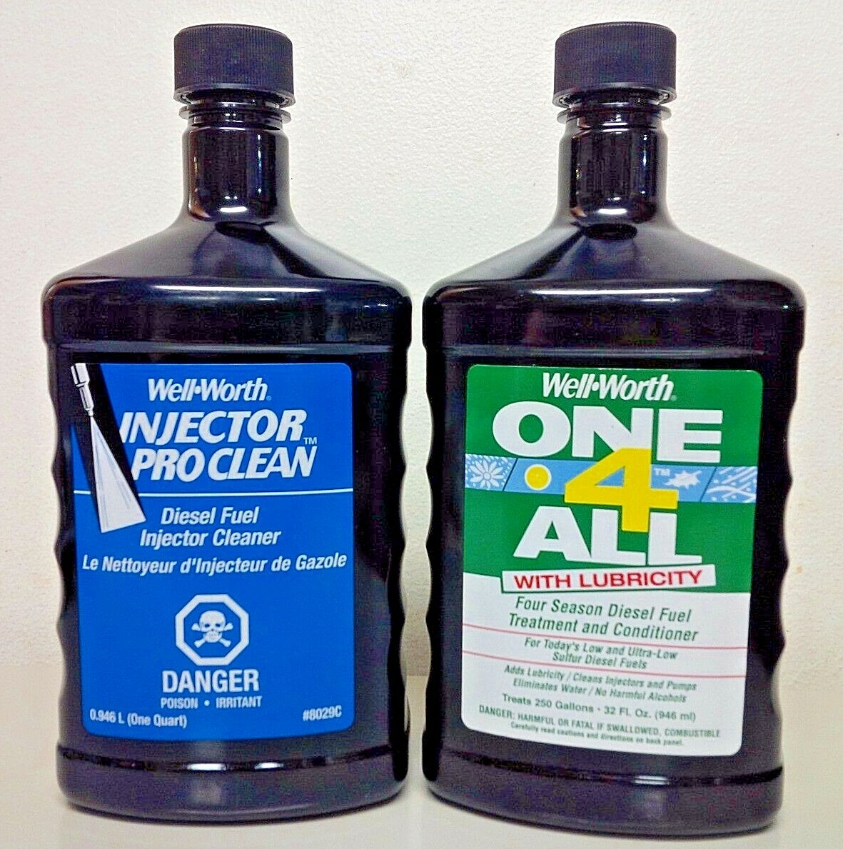 INJECTOR PRO CLEAN Diesel Engine Injector Cleaner and ONE 4 ALL with LUBRICITY
