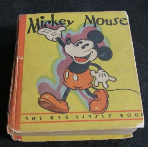 1933 Mickey Mouse Whitman Big Little Book BLB 2nd Printing GD 2.0 VE741