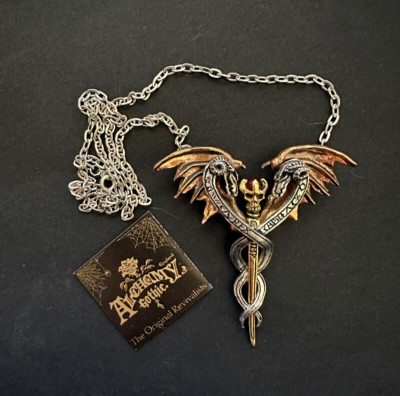 Flammels Rod Pendant Alchemy Gothic