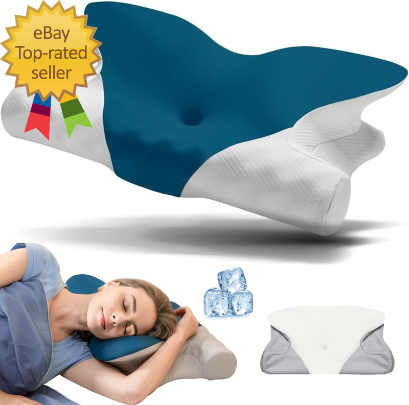 2025 Dreamers Relief Pillow Ergonomic Cervical Neck Pillow for Sleeping Butterfly Pillow