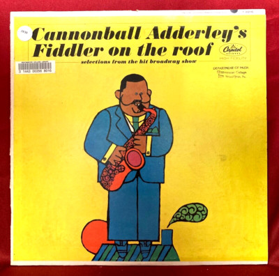 Mono LP - CANNONBALL ADDERLEY SEXTET:  CANNONBALL ADDERLEY'S FIDDLER ON THE ROOF
