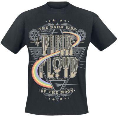 Pink Floyd Dark Side Männer T-Shirt schwarz  Männer Band-Merch, Bands