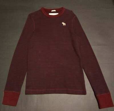 NWT New Abercrombie & Fitch Men's Icon Muscle Fit Crew neck Sweater Size Small