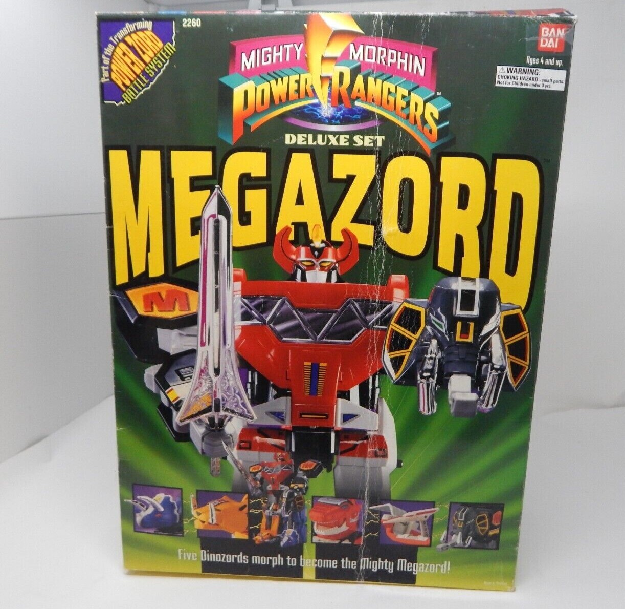 パワーレンジャー　マクドナルド　おもちゃ　ビンテージ　ヴィンテージ　新品 Vintage 90s Power Rangers MMPR McDonald's Happy Meal Toy Set